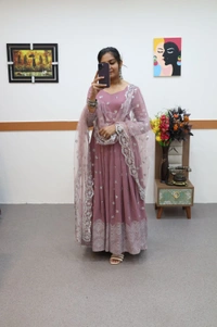 Antique Fashion 1 Duppta Gown - xxl (44)