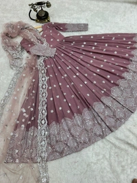 Antique Fashion 1 Duppta Gown - xxl (44)