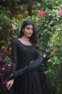 Antique Fashion 1  PREMIUM READYMADE GOWN COLLECTIONS  - Black, M (38)