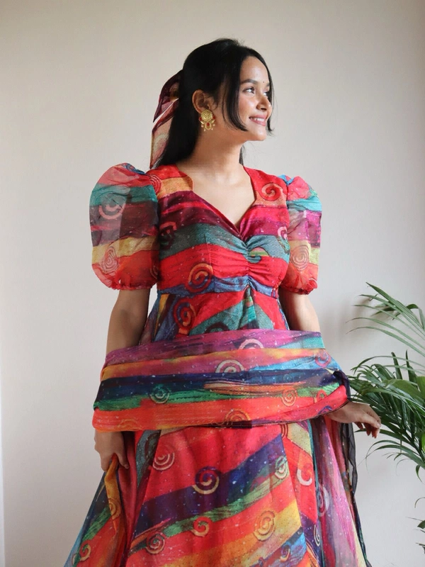 Antique Fashion  You gonna love elegance with Modern touch, Here we Presenting Exclusive Real shoot Design 🌸 - Xl (42)