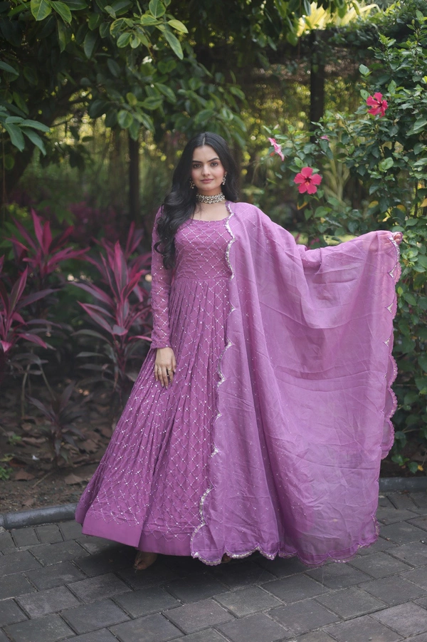Antique Fashion 1  PREMIUM READYMADE GOWN COLLECTIONS  - Onion, Xxl (44)