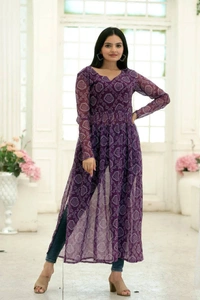 Antique Fashion 1 Nayra cut Kurtis are the best way to stay comfortable and stylish at the same time.*❤️ - Xxl (44), wine