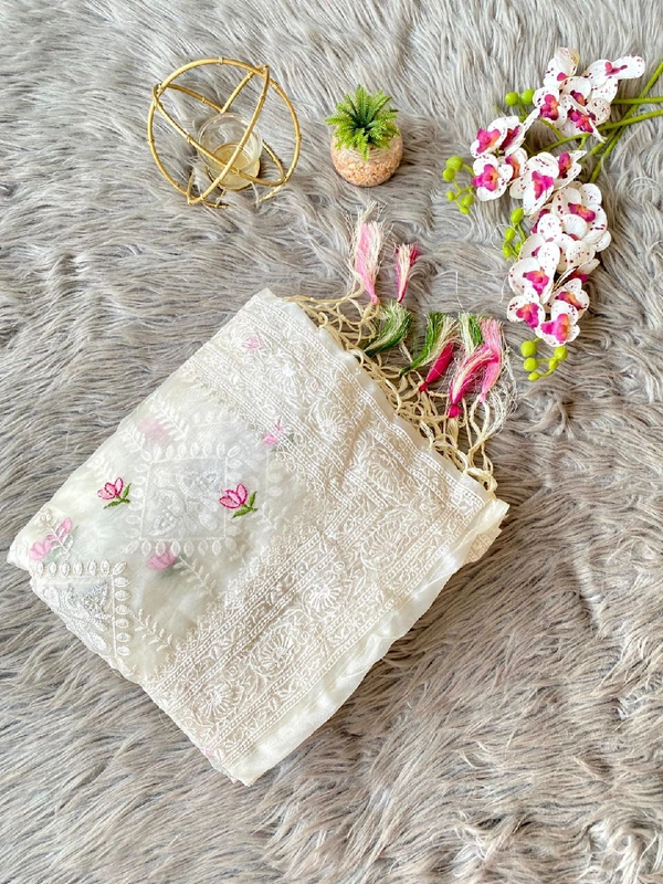 Antique Fashion 1 Exclusive Arrival OrgenzaThread - White