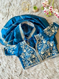 Antique Fashion 1 Exclusive Arrival Orgenza  zimmyChu twotone - blue