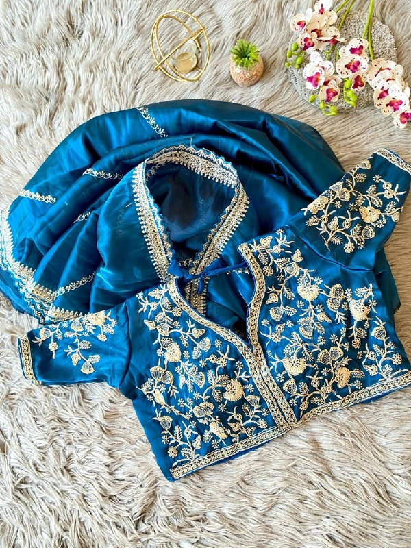 Antique Fashion 1 Exclusive Arrival Orgenza  zimmyChu twotone - blue