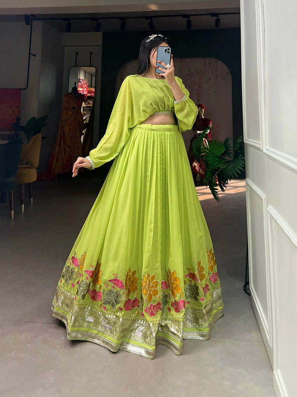 Antique Fashion 1 A touch of embroidery a dash of grace   our co-ord set epitomizes the essence of timeless elegance - parrot