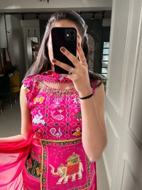 Antique Fashion 1 Creating these completely printed and hand work garments for you all and that's the beauty of it 