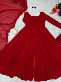 Antique Fashion 1 Georgette anarkali set  - Xl (42)