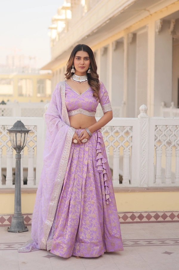 Antique Fashion  LEHENGA CHOLI COLLECTIONS 2024 - lavender