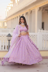 Antique Fashion 1 LEHENGA CHOLI COLLECTIONS 2024 - lavender