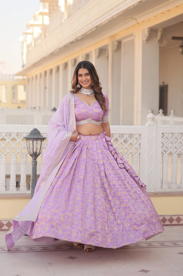 Antique Fashion  LEHENGA CHOLI COLLECTIONS 2024 - lavender