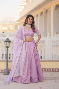 Antique Fashion 1 LEHENGA CHOLI COLLECTIONS 2024 - lavender