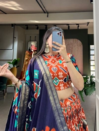 Antique Fashion 1 Lehenga Choli - orange
