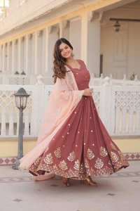 Antique Fashion 1 Gownwithdupatta - M (38)