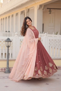 Antique Fashion 1 Gownwithdupatta - M (38)