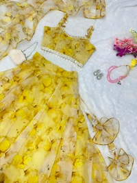 Antique Fashion 1 Organza Love Lahenga  - color 1