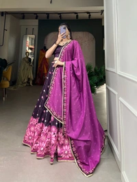 Antique Fashion 1 Lehenga choli - wine