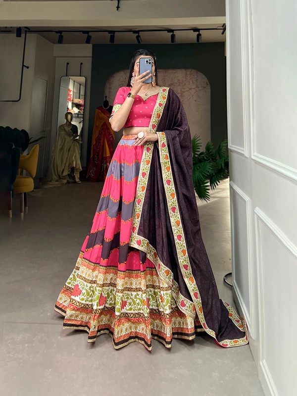 Antique Fashion 1 Lehenga choli - Wild Watermelon