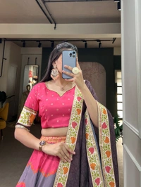 Antique Fashion 1 Lehenga choli - Wild Watermelon