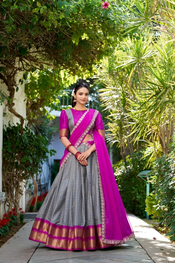 Antique Fashion 1 South Indian Look  - Gray