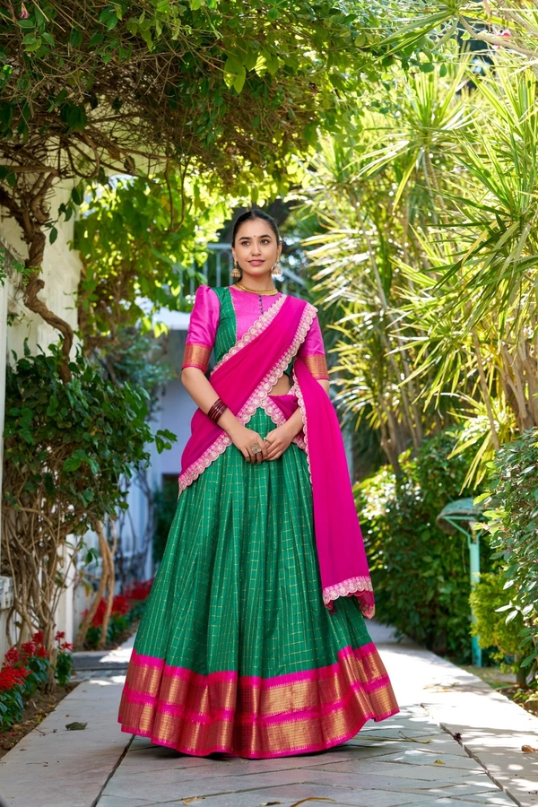 Antique Fashion 1 South Indian Look  - Green