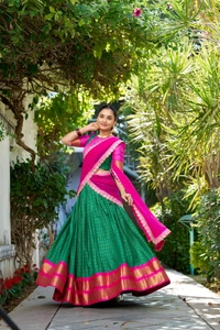 Antique Fashion 1 South Indian Look  - Green