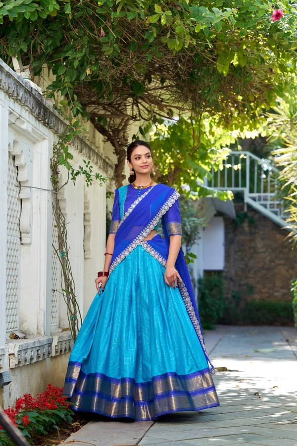 Antique Fashion 1 South Indian Look  - Blue