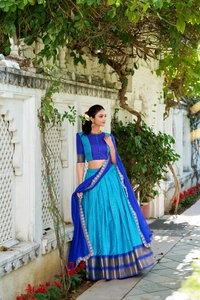 Antique Fashion 1 South Indian Look  - Blue