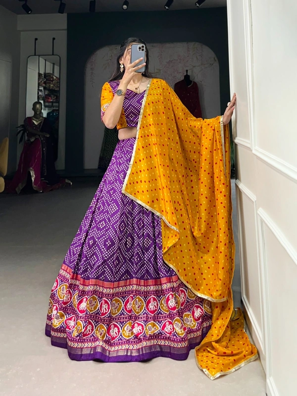 Antique Fashion 1 Lehenga Choli - Purple