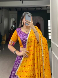 Antique Fashion 1 Lehenga Choli - Purple