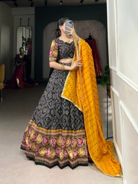 Antique Fashion 1 Lehenga Choli - Black