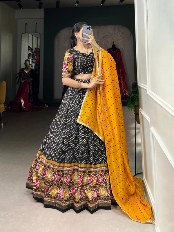Antique Fashion 1 Lehenga Choli - Black