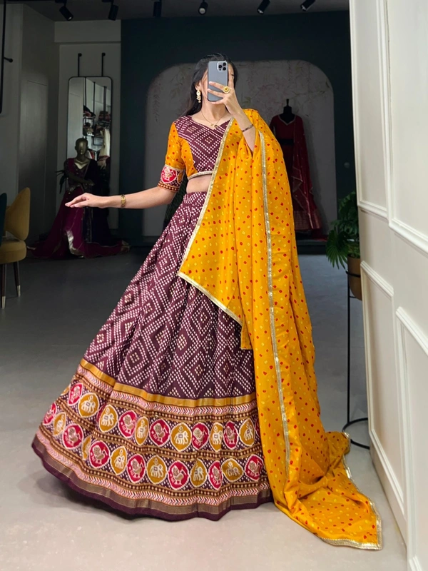 Antique Fashion 1 Lehenga Choli - Wine