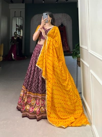 Antique Fashion 1 Lehenga Choli - Wine
