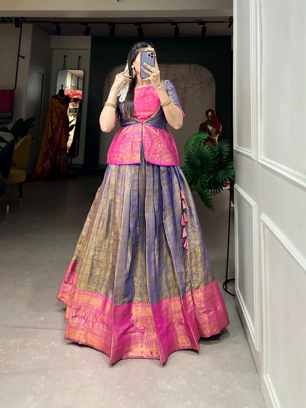 Antique Fashion  Co ord set - Blue