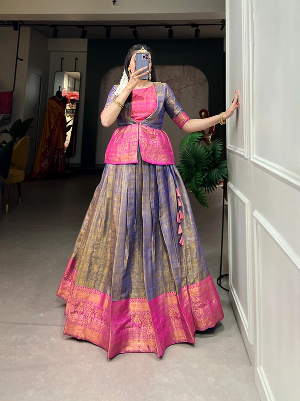 Antique Fashion  Co ord set - Blue