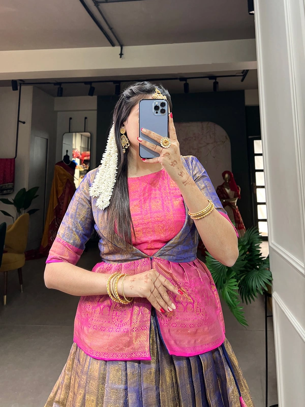 Antique Fashion  Co ord set - Blue