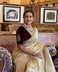 Antique Fashion 1 TISSUE SAREE - Unstitched Blause, Un-ready-to-wear