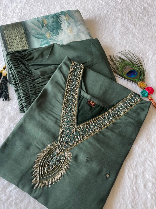 Antique Fashion  Kurti Pent Dupatta Set - Xl (42), colour 1