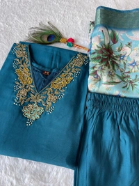 Antique Fashion 1 Kurti Pent Dupatta Set - colour 1, S (36)