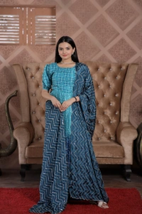 Antique Fashion 1 Nayracut Plazo kurti set - Rama, S (36)