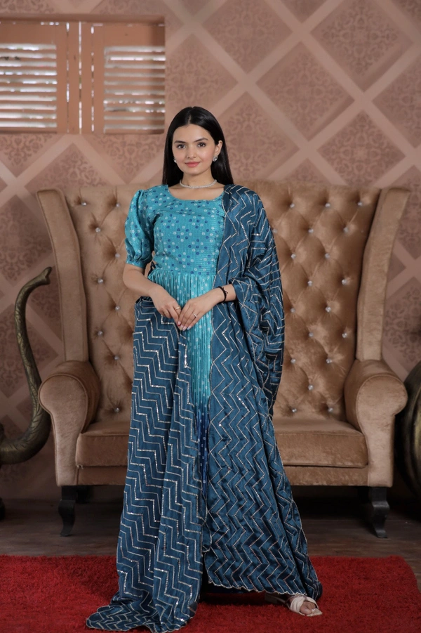Antique Fashion Nayracut Plazo kurti set - Rama, M (38)