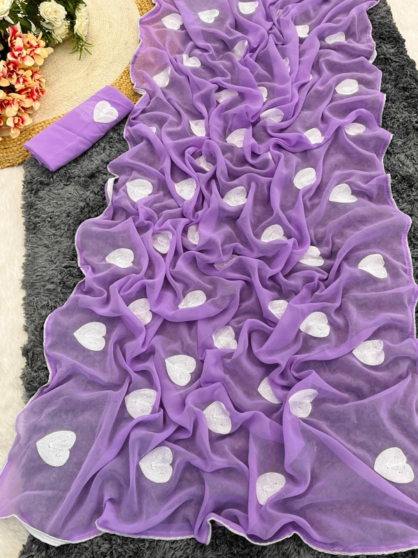 Antique Fashion 1 Special Party ware  Saree - colour 4