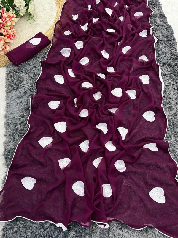 Antique Fashion 1 Special Party ware  Saree - colour 7