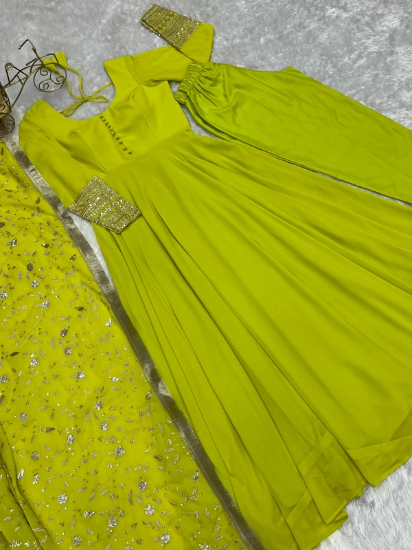 Antique Fashion 1 Anarkali Gown Suit  - M (38), liril