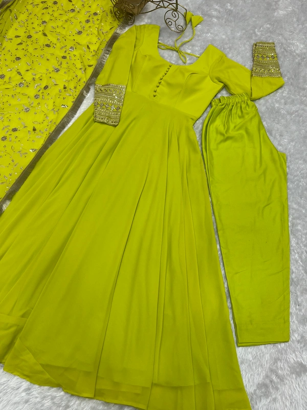 Antique Fashion 1 Anarkali Gown Suit  - Xxxl (46), liril
