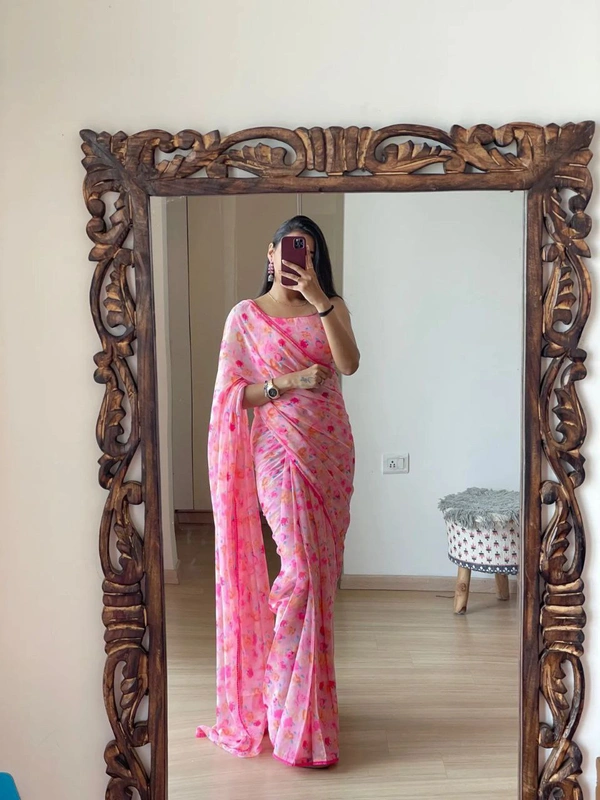 Antique Fashion 1 Designer Fox Georgette Saree