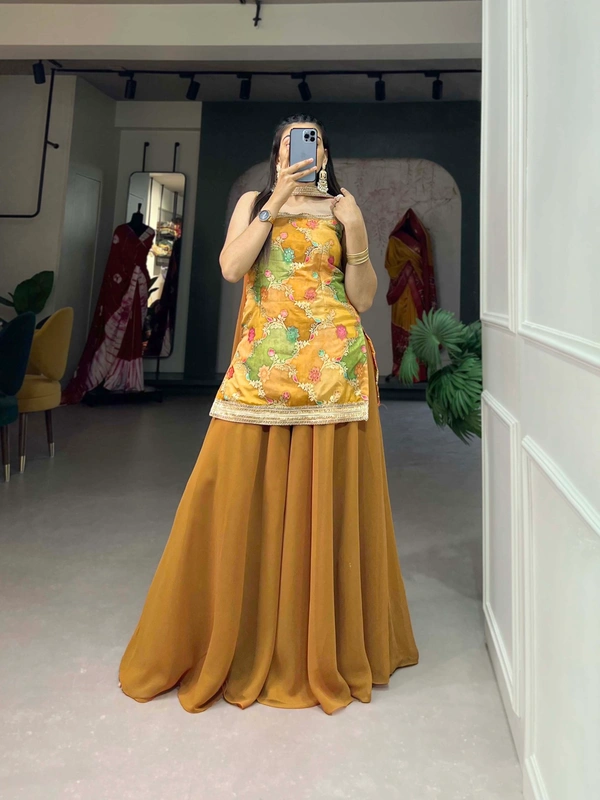 Antique Fashion 1 Plazo kurti set - colour 1, Xl (42)