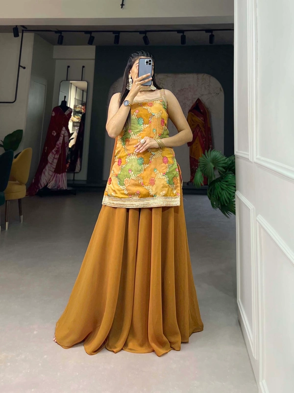 Antique Fashion 1 Plazo kurti set - colour 1, Xl (42)