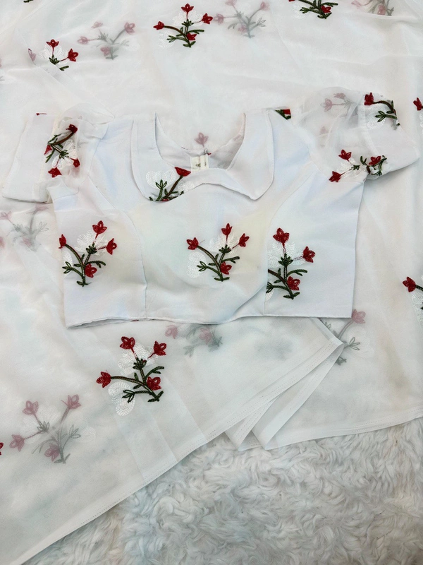 Antique Fashion 1 FLOWER   PORT AMAZING SAREE - colour 1